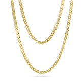 Medium Curb Link Chain 9ct Yellow Gold - Dracakis Jewellers